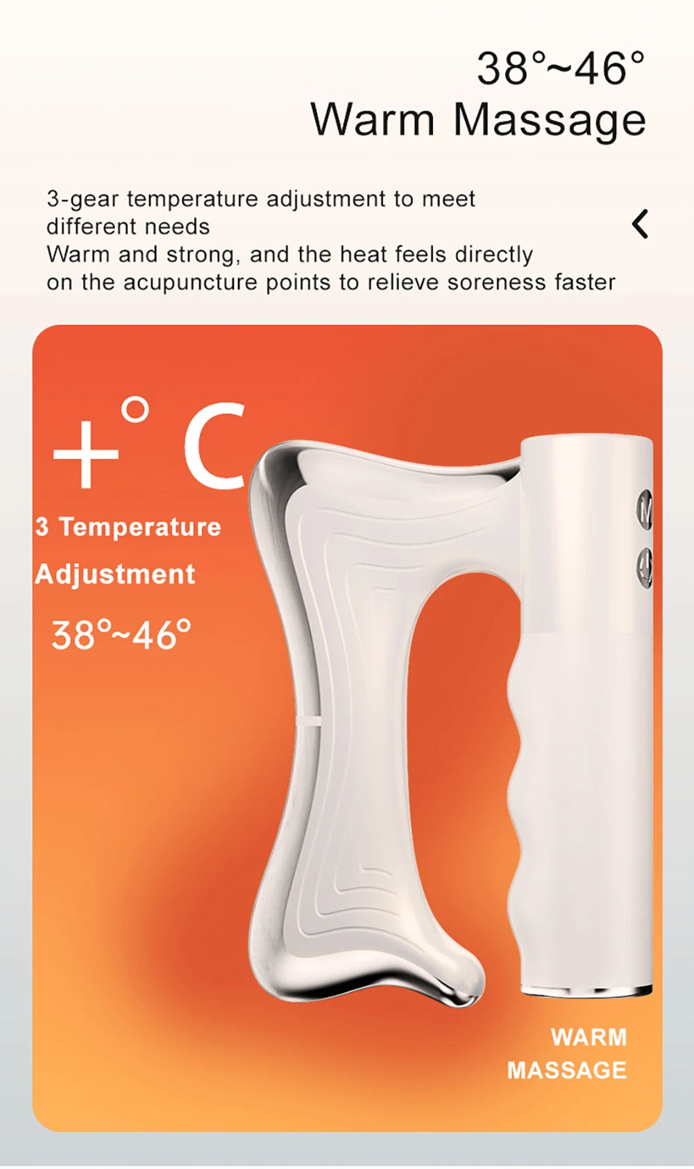 Heated Deep Tissue Massage Blade — Fascia Recovery Tool