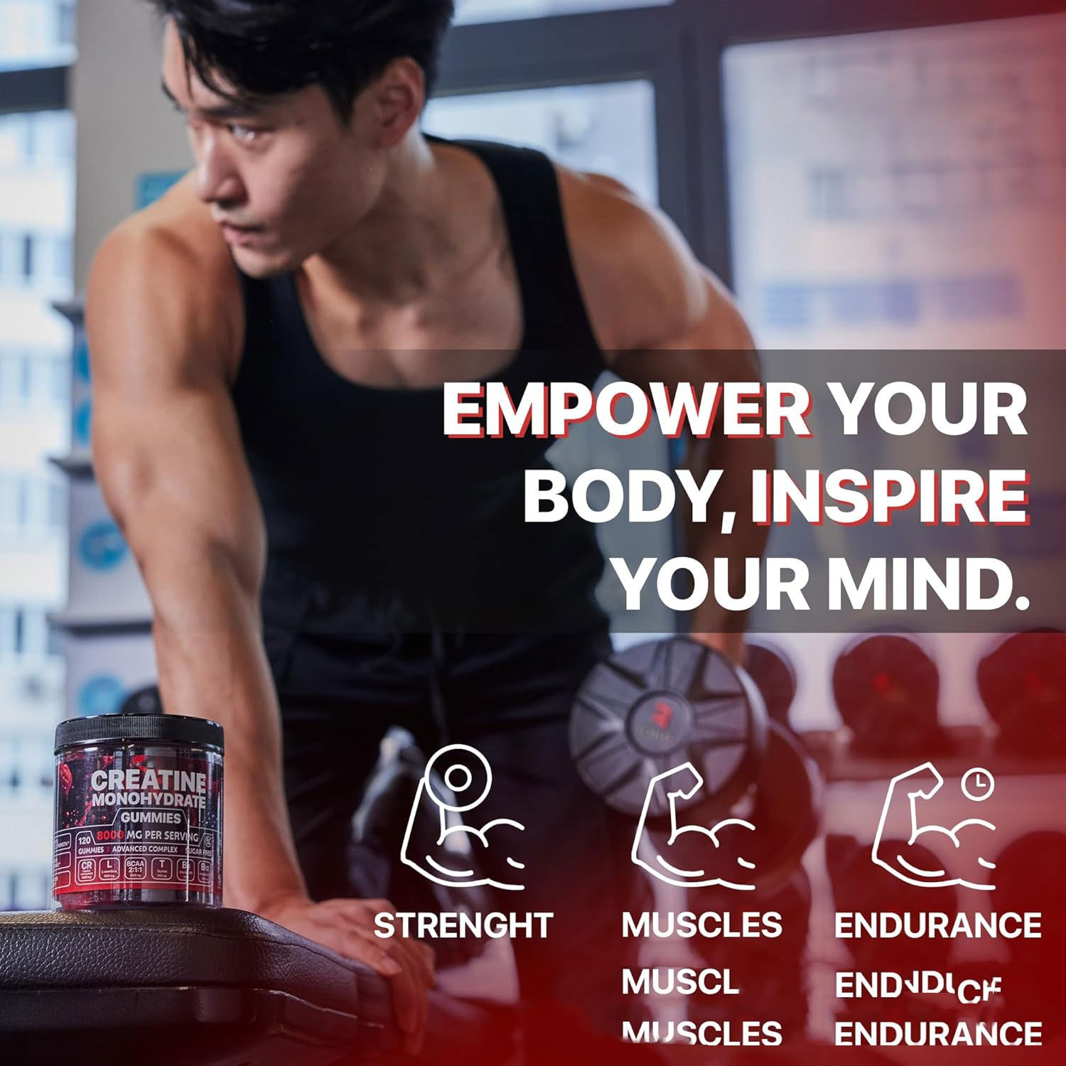 Muscle Boost Gummies — Creatine + Recovery Stack