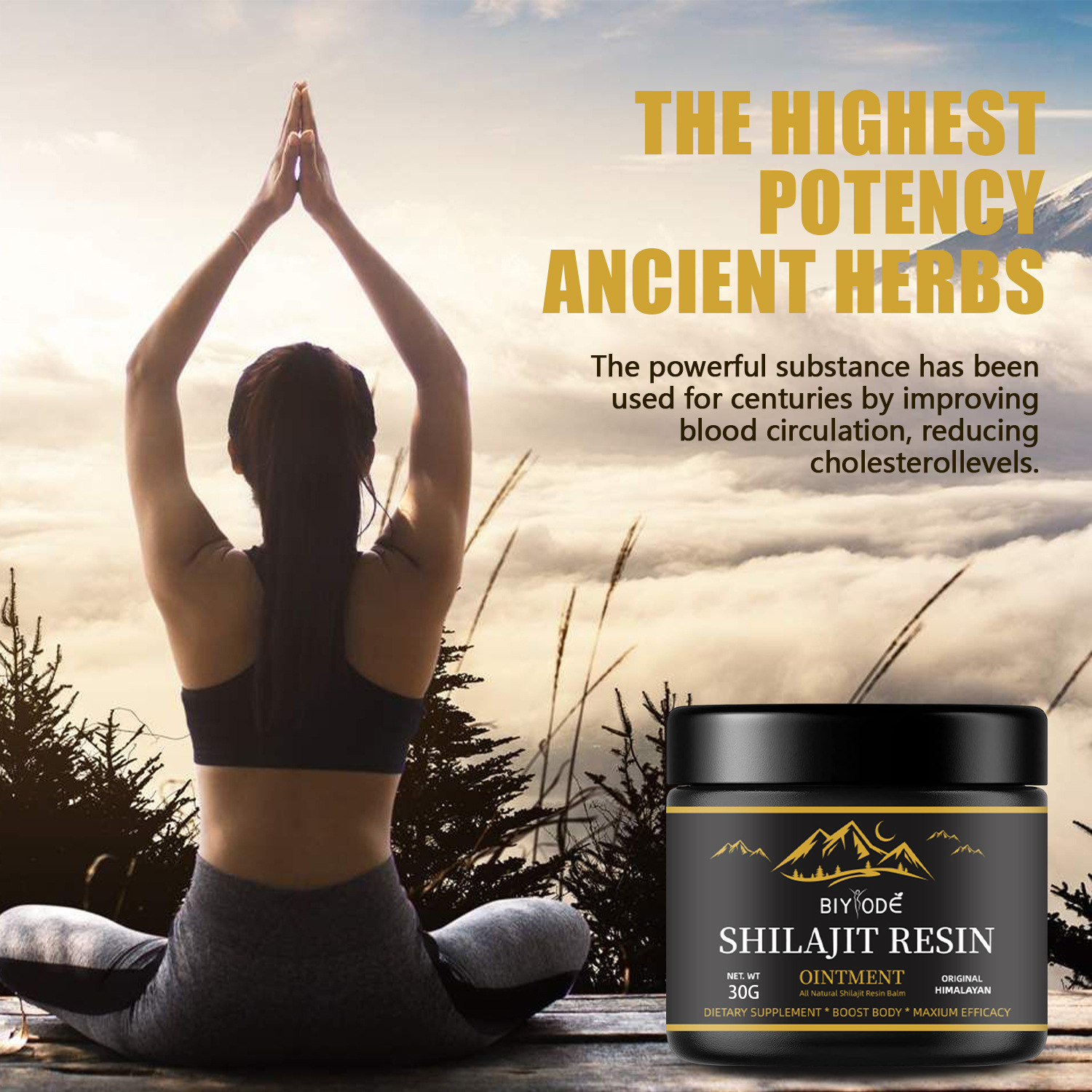 Pure Himalayan Shilajit Resin — 30g Mineral Complex