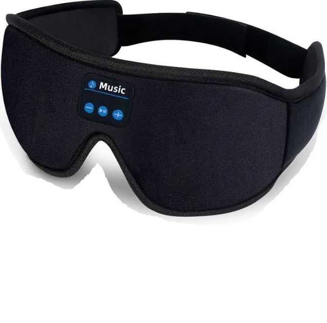 3D Bluetooth Sleep Eye Mask — Total Blackout + HD Audio