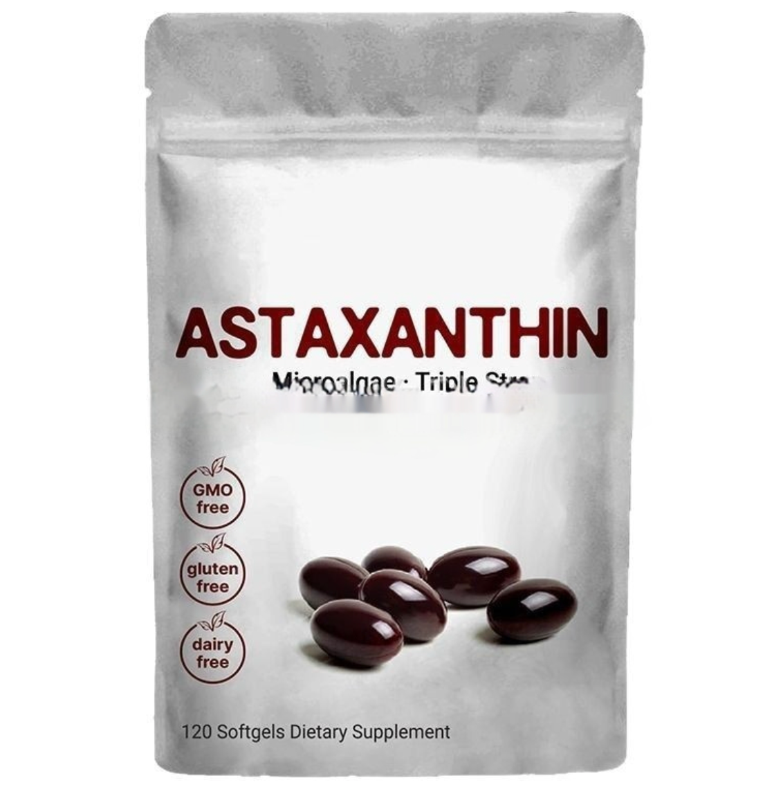 Astaxanthin Antioxidant Capsules — 120 Softgels