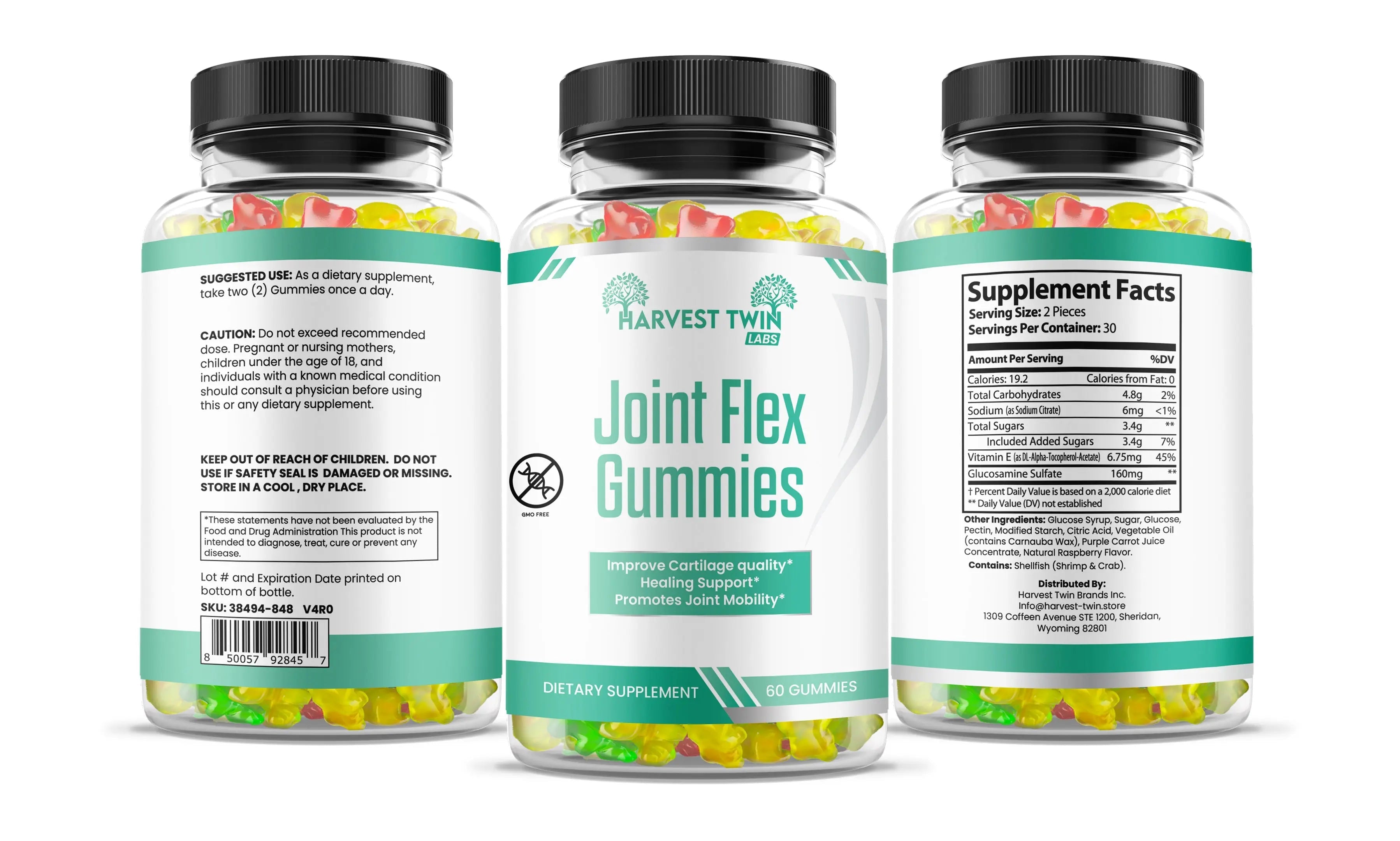 Joint Health Gummies — Glucosamine + Turmeric Complex
